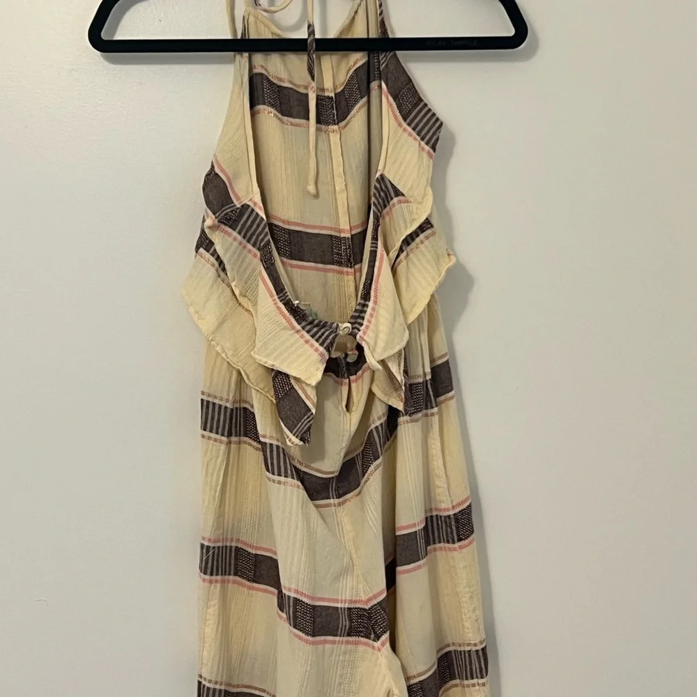 Saturday Sunday Striped Halter Jumpsuit - Picture 5 of 8
